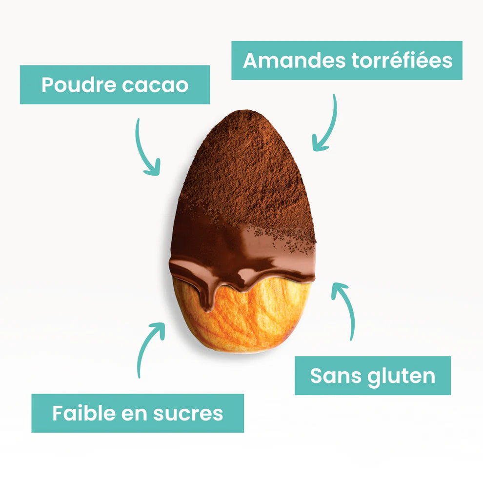 Amandes enrobées de chocolat - 600g