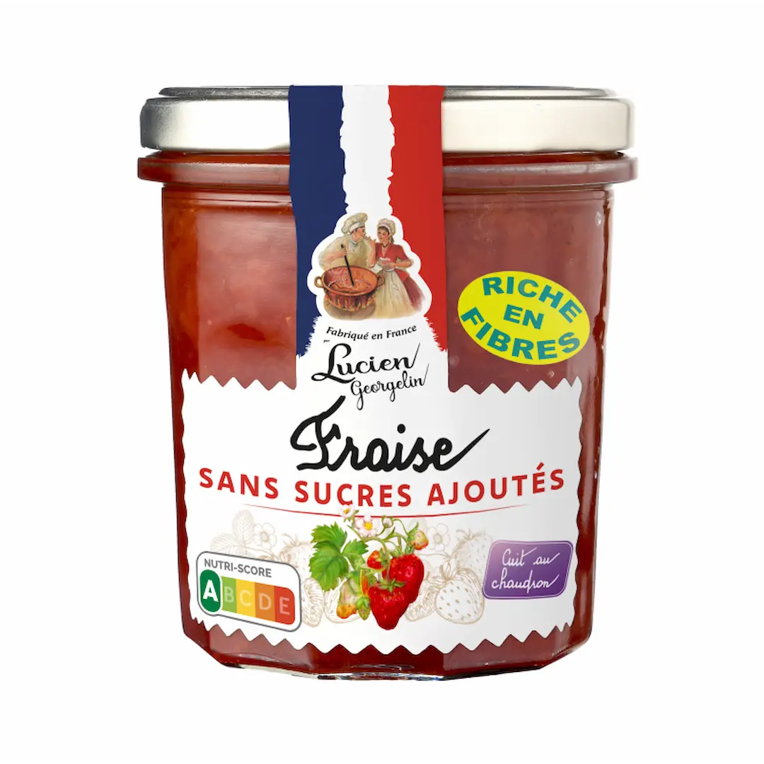 Préparation de fraise sans sucres ajoutés - 320g