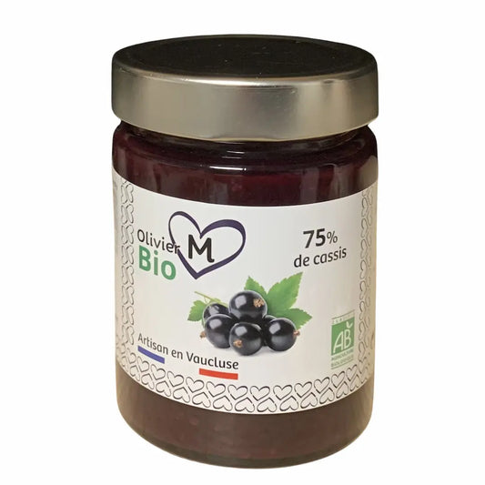 Préparation 75% de fruits cassis BIO - 250g