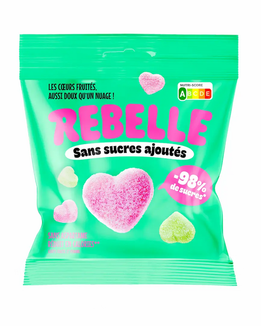 Bonbons cœurs fruités