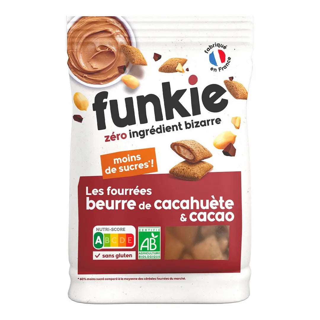 Céréales fourrées beurre de cacahuète et cacao - 250g