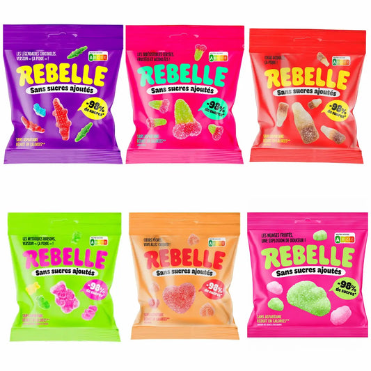 Lot de 6 sachets Rebelle. Pop