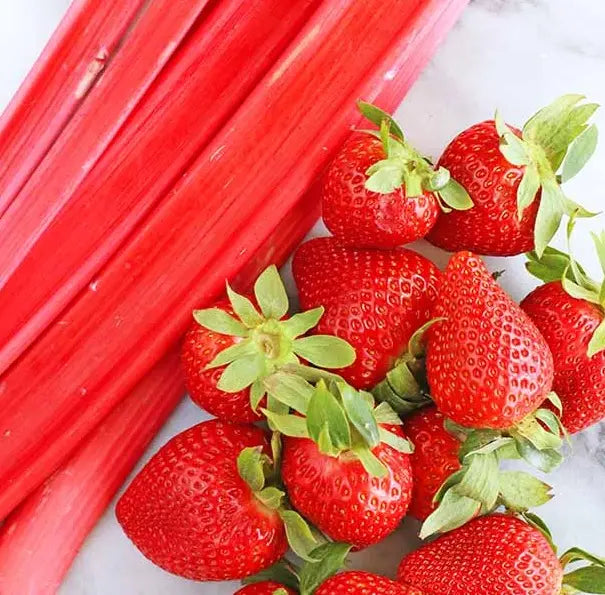 Préparation de Fraise Rhubarbe Sans Sucres Ajoutés - 320g