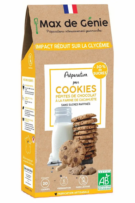 Préparation pour cookies aux pépites de chocolat et cacahuète