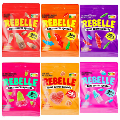 Lot de 6 sachets Rebelle. Pop