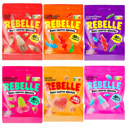 Lot de 6 sachets Rebelle. Pop