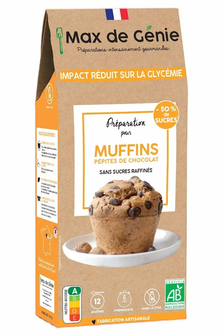 Préparation pour muffins aux pépites de chocolat