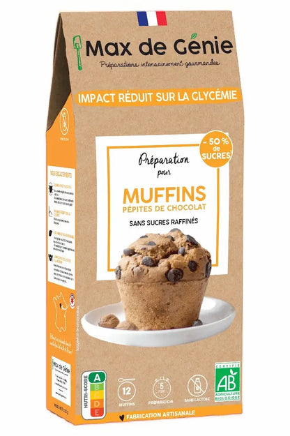 Préparation pour muffins aux pépites de chocolat