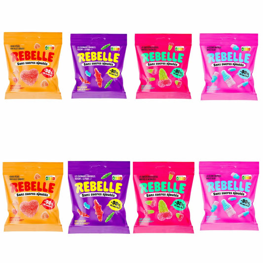 Lot de 8 sachets Rebelle. Double