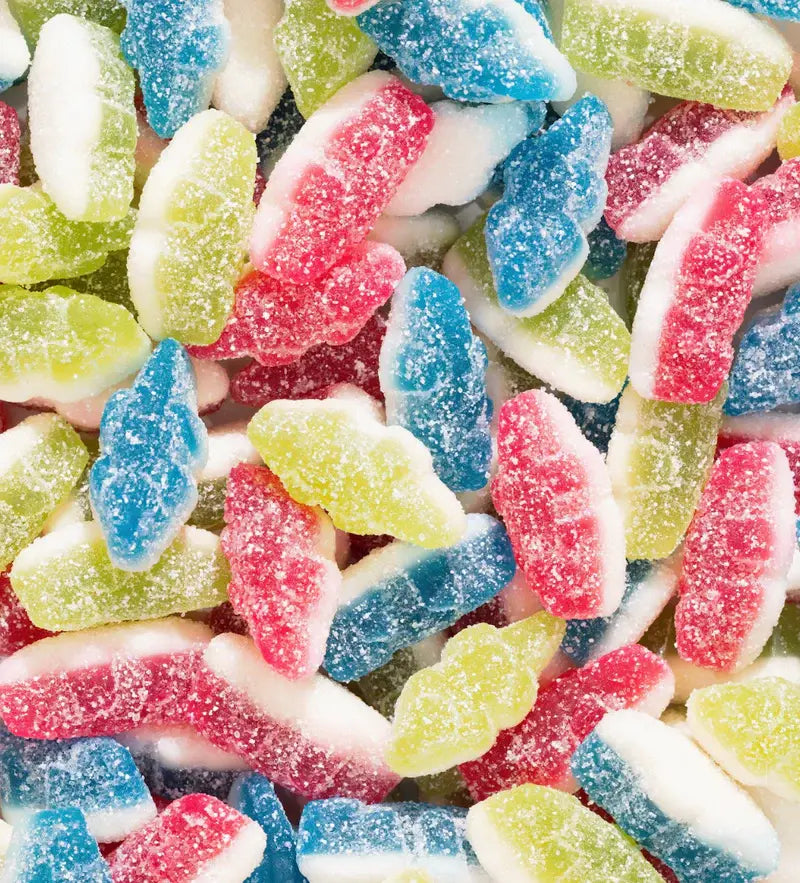 Bonbons crocodiles acidulés