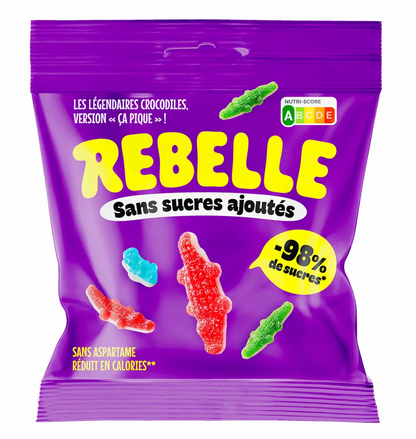 Bonbons crocodiles acidulés