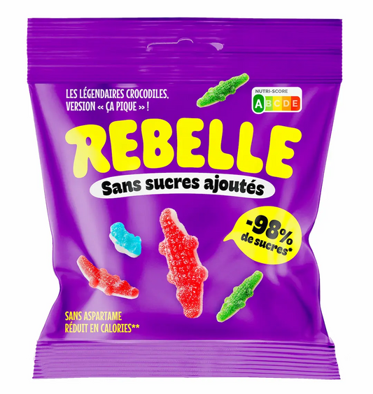 Bonbons crocodiles acidulés